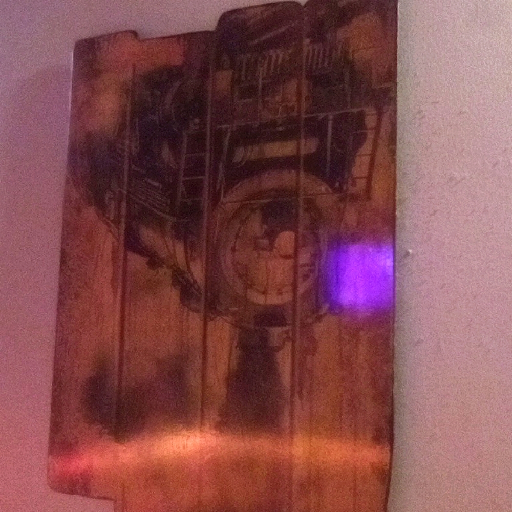 Train picture with gloss finish.